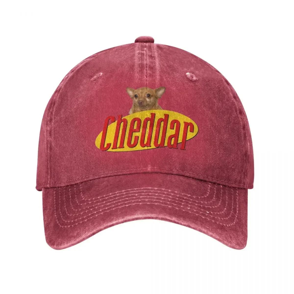 Fashion Cheddar Show Baseball Caps for Unisex Women Distressed Denim Washed Headwear Outdoor Travel Unstructured Soft Hats Cap One Size