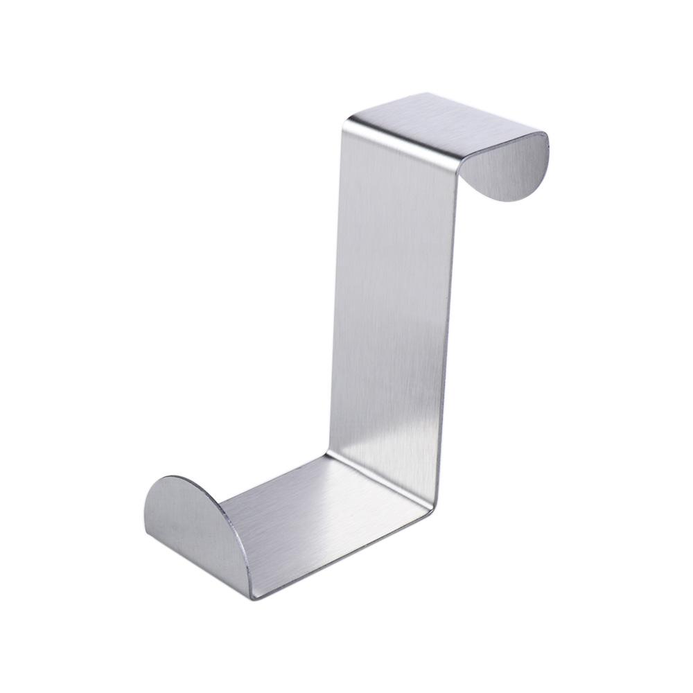 Punch-Free For Kitchen Bathroom Door Rear Organizer Storage Rack Clothes Hanger Hook Key Hook