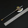 [Nekogamiyama] Romance of the Three Kingdoms General Hero Weapon Xu Huang Gongming Axe Total Length 22cm  Miniature Figure Collector Interior Goods