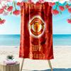 Bright MUFC Future Print Beach Towel, Large Soft Quick Dry Towel for Beach Camping Swimming