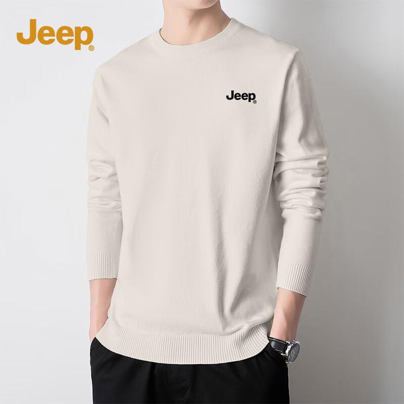 JEEP Men's Heavyweight Warm Knit Pullover Sweater