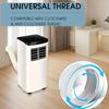 Vent Hose Connector AC Exhaust Hose Coupler ABS Vent Hose Connector  Air Conditioner Accessories