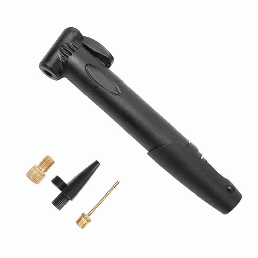 Pompa da Bicicletta Compatta Portatile Gonfiatore per Bicicletta con 3 Ugelli Diversi per Vari Prodotti Gonfiabili