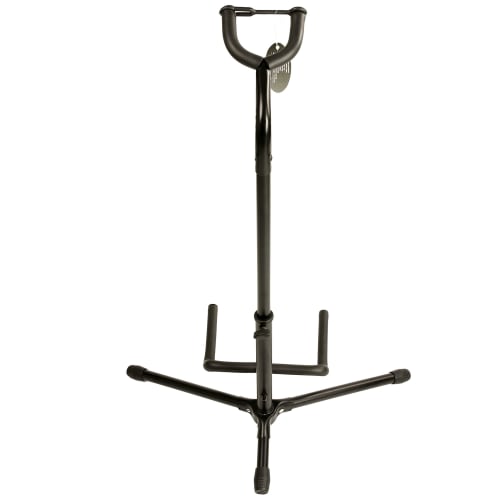 RockJam GS-001 Adjustable Vertical Tripod Guitar Stand for Acoustic and Electric Guitars