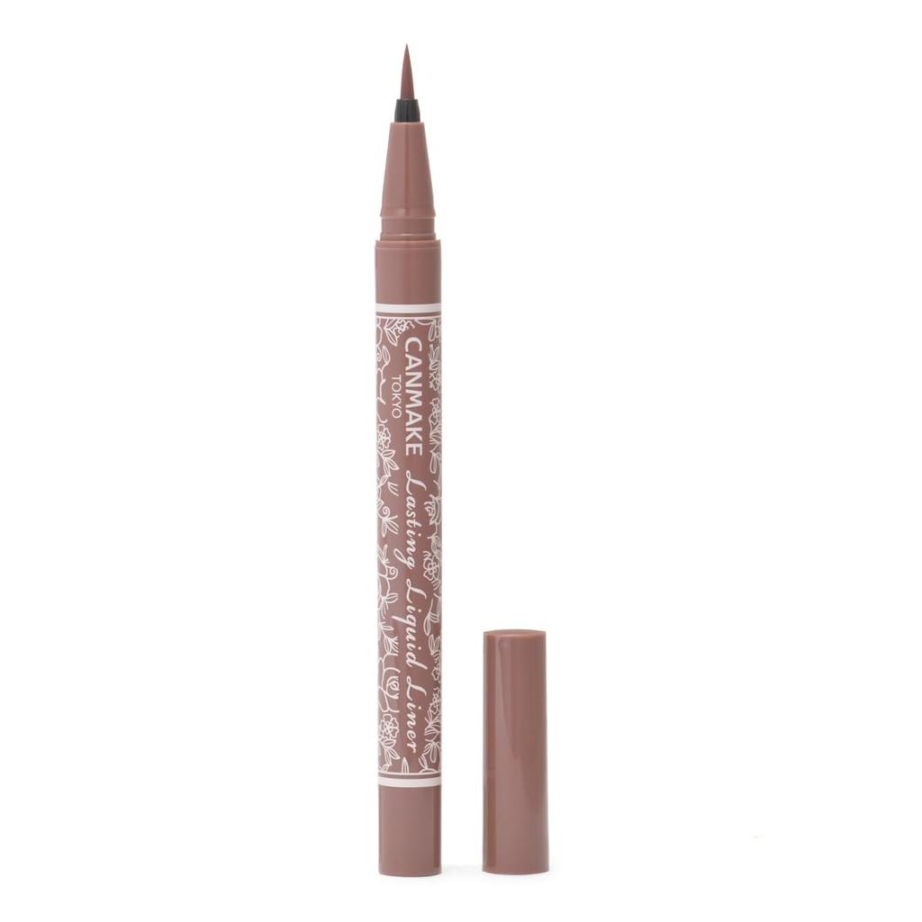 CANMAKE Lasting Liquid Liner 08 Brown Marronge Liquid Eyeliner Brush Washes Off with Warm Water 0.5ml Ultra-fine Quick-drying