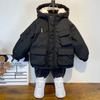 Boys Fleece Pie Overcome, New Boys Treasure Padded Jacket Clothes Trendy Children's Autumn and Winter Thickened Coat