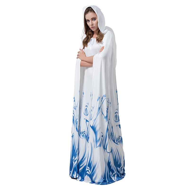 Halloween witch vampire costume adult masquerade wizard reaper cape suit