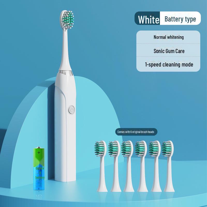 Rechargeable Ultrasonic Electric Toothbrush with Soft Bristles and Water Flosser