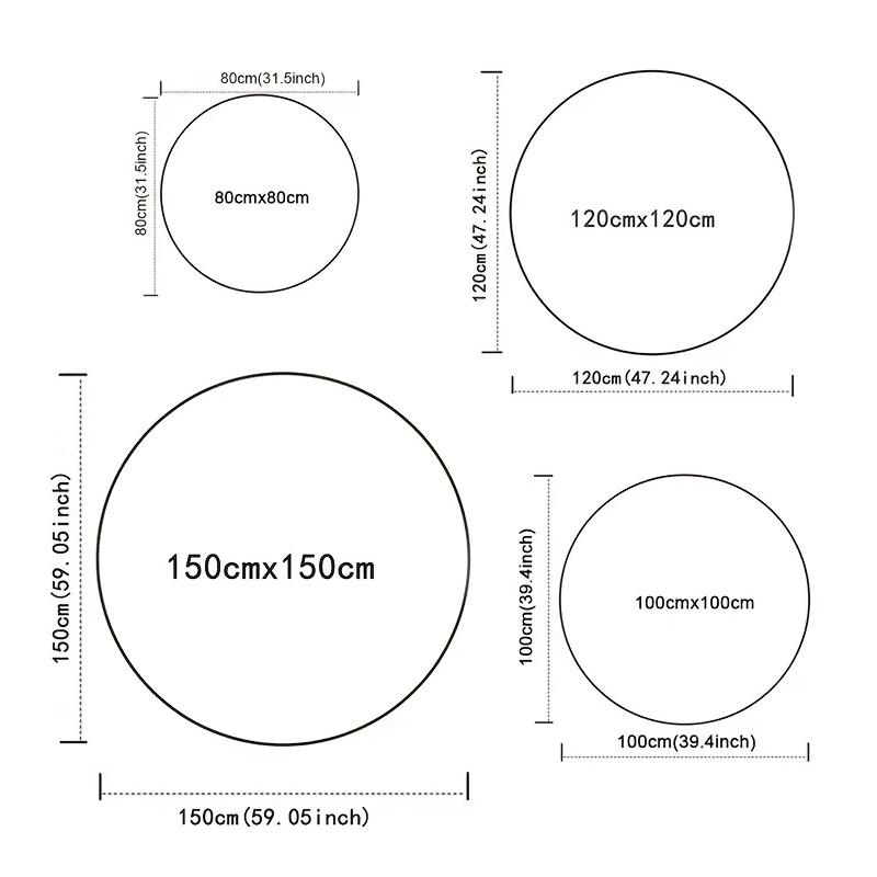 Covoraș de lux, cu margine aurie, cu trandafiri, în formă rotundă, covoraș de bucătărie, hol, covor pentru hol, dormitor, sufragerie, covor moale, covor anti-alunecare