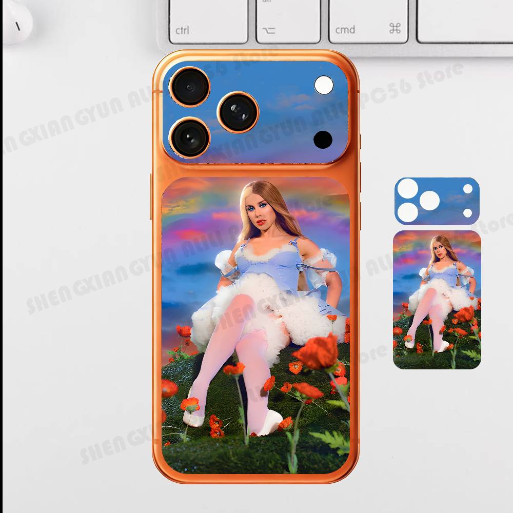 

Singer Slayyyter For IPhone 17 Pro ProMax Full Back Cover Decal Wrap Skin Rear Protective Sticker Film iPhone17pro