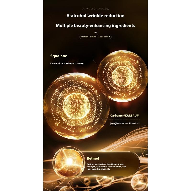 Anti-Wrinkle Eye Essence Oil Eye Cream Lacquer Tightening Ball Massage Fade Dark Circles Fine Wrinkles Eye Mist