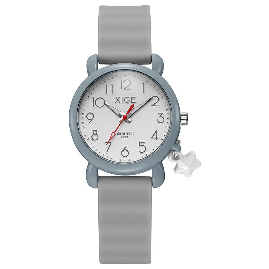

Exam Children S Quartz Watch Women S High-Value Waterproof Student Niche Mori Retro Women S Watch серый