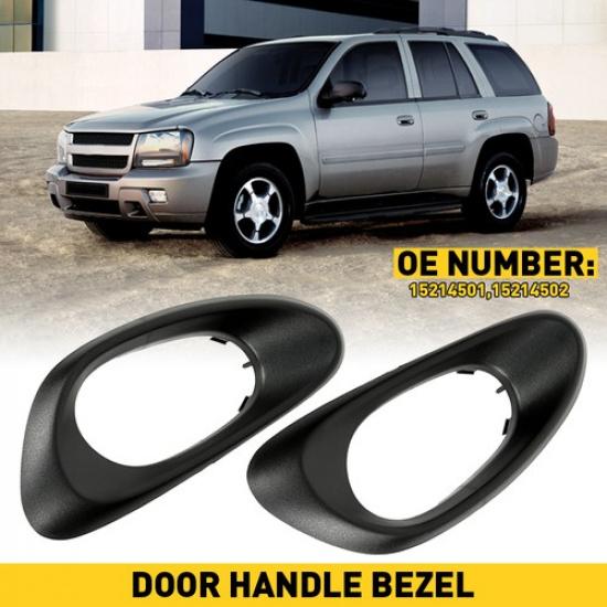 Handle Door Bezel Trim Inner Interior Front LeftRight Side Fit 44966 Trailblazer