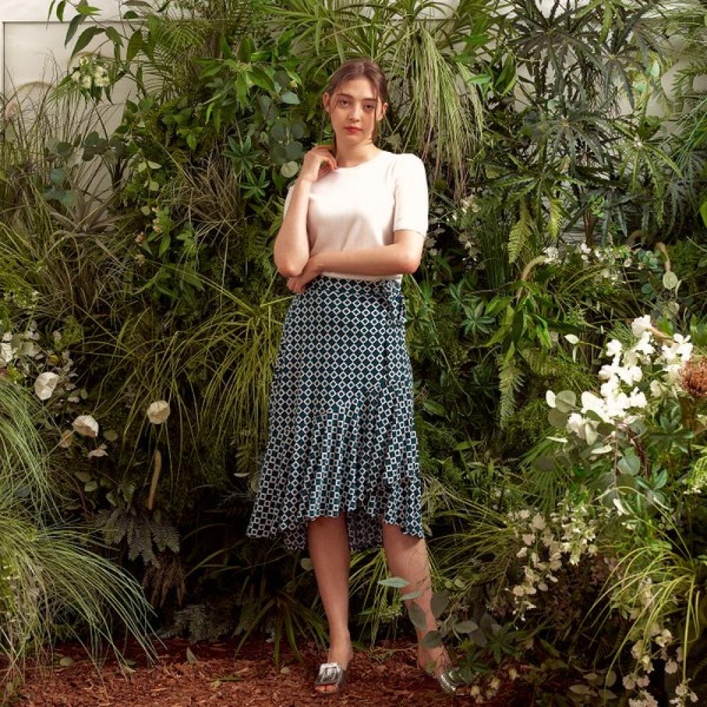 Lipbbam Vivienne Frill Wrap Skirt Ldm57sg01