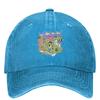 Vintage Thundercats Baseball Caps Unisex Distressed Denim Sun Cap Anime Outdoor Running Golf Caps Hat