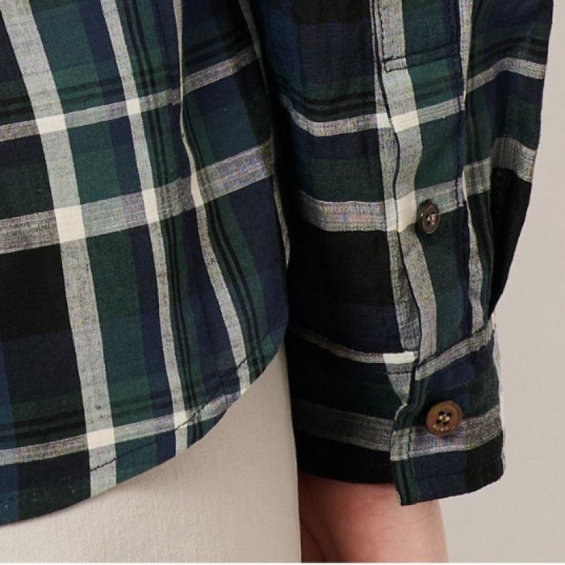 BCBG Classic Check Pocket Shirt B4f7b412