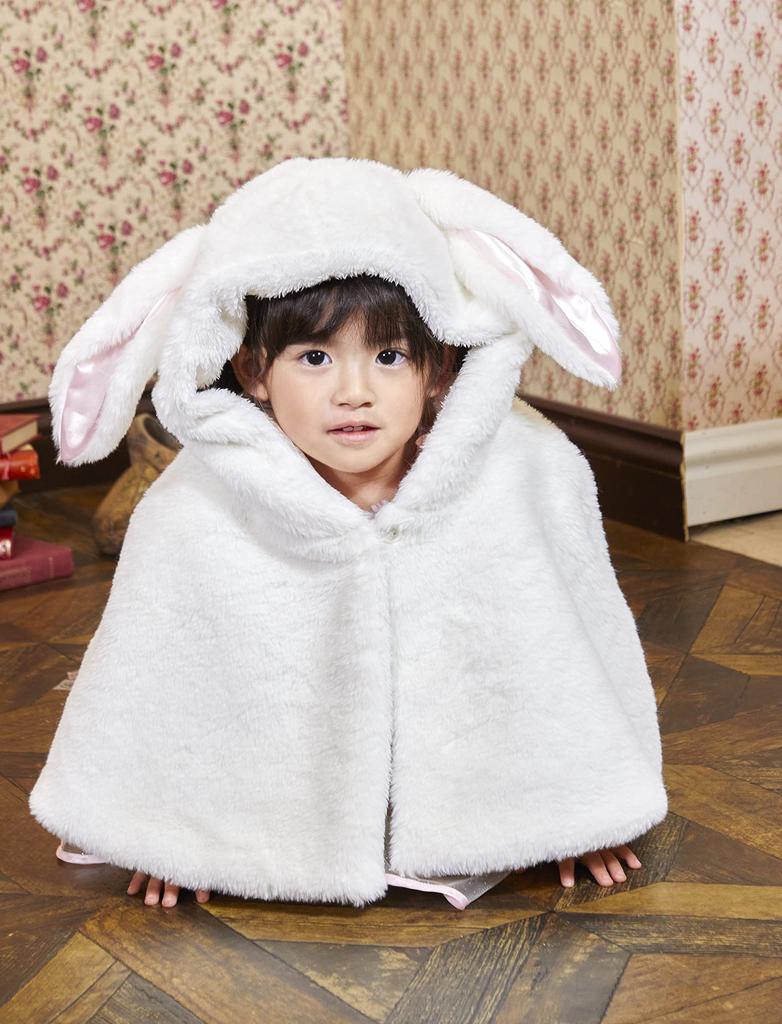 Clearstone Cosplay Halloween Fluffy Cape Baby White Kousa-chan