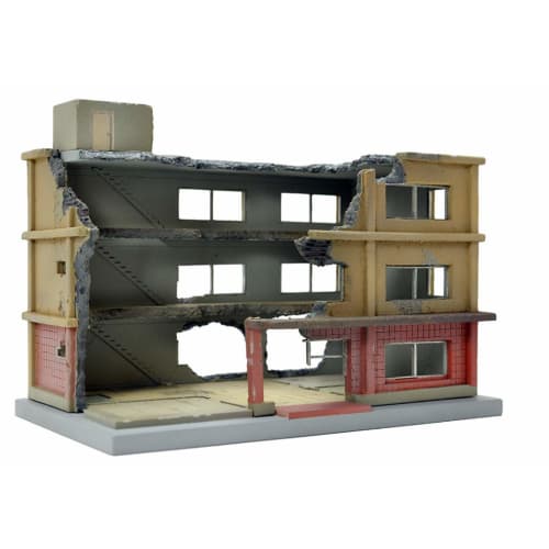 

Tomytec 1/144 DioColle Combat Series DCM03 Destroyed Building B Pre-painted Plastic Model 311867