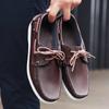 Casual Loafers Shoes Outdoor Leather Sneakers Shoes Classic Mens Leather Summer Trendy Designer Loafers Versatile Commute Shoes