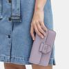 New COACH Morgan Leather Baguette Bag, Shoulder Bag, Crossbody Bag Women's Taro Purple CJ687-SVM4