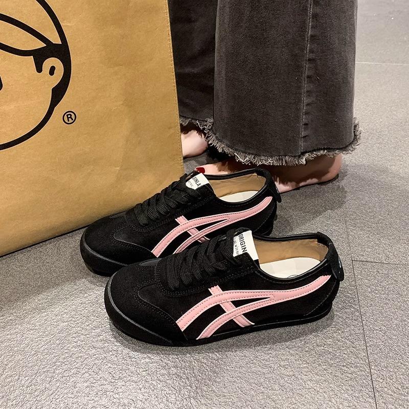 Retro German Training Shoes Women's 2025 New Spring and Summer Breathable Soft-soled Casual Sports Shoes Popular Lightweight Forrest Gump White Shoes