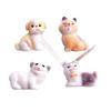 Charming Miniature Dog & Cat Figurines for Garden, Car, or Desk Decor Blind Box Set