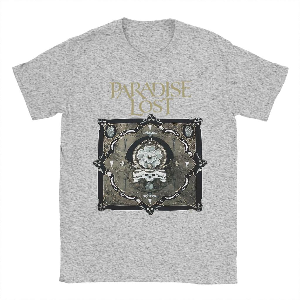 T-shirt Band Paradise Lost T-shirt da Spiaggia Hipster Unisex Cotone Puro Girocollo Taglie Forti Manica Corta Vintage
