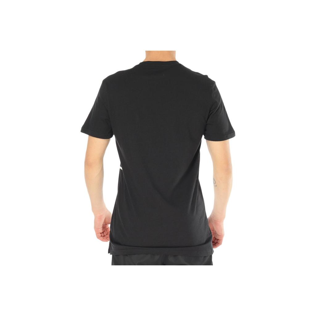 Adidas Neo Moisture-Wicking Casual Round Neck Breathable Short Sleeve T-Shirt Men Tops Black CZ1777
