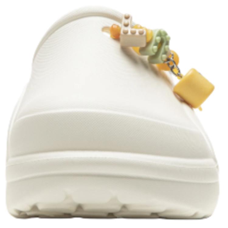 Li Ning Capsule Toy Shoes EVA Clogs Unisex Mother Of Pearl White AGAW019-1