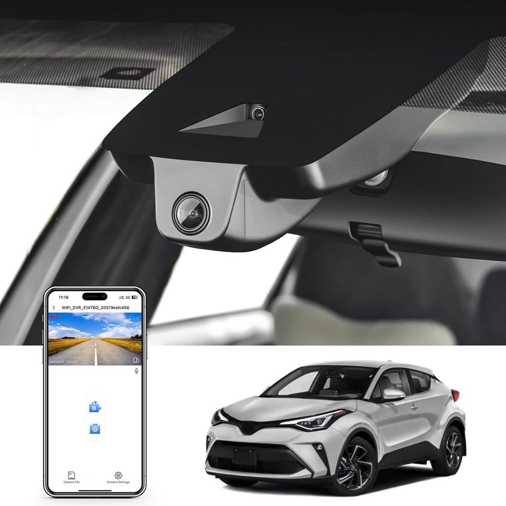 Mangoal 4K/1080P Dash Cam for Toyota C-HR 2021–2023 (Model A, OEM-style)