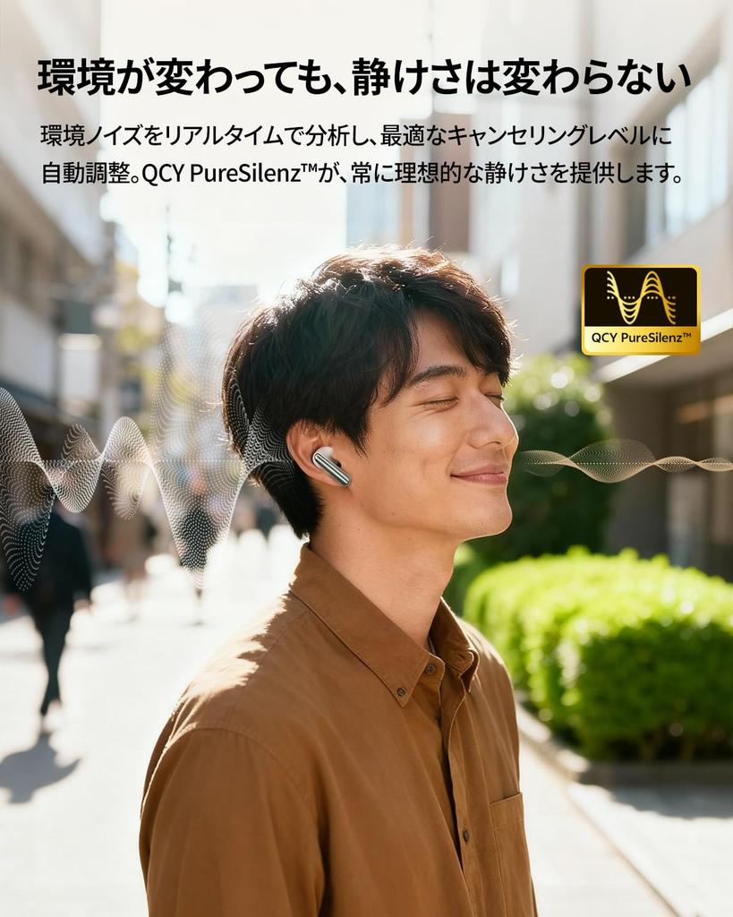 QCY MeloBuds N60 Wireless 56dB Noise Dual LDAC Bluetooth Ambient Sound Capture Wear Clear Up to 45 Hours of App IPX5 Technical Standards Certification