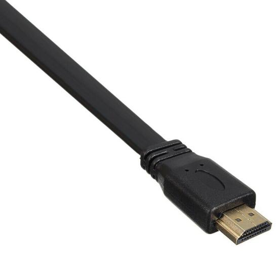 High Speed Male To Male Plug HDMI-compatible Flat Cable Cord for Audio Video AV HDTV PS3