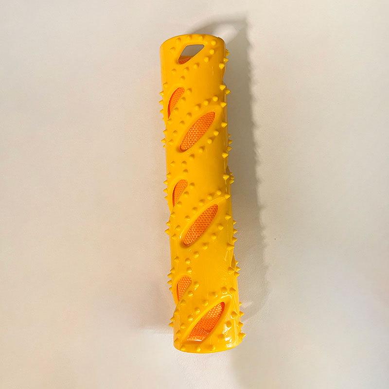 

Crinkle Paper Rubber Roller Dog Chew Toy with Inner Bag - Teething & Cleaning Durable Pet Supplies