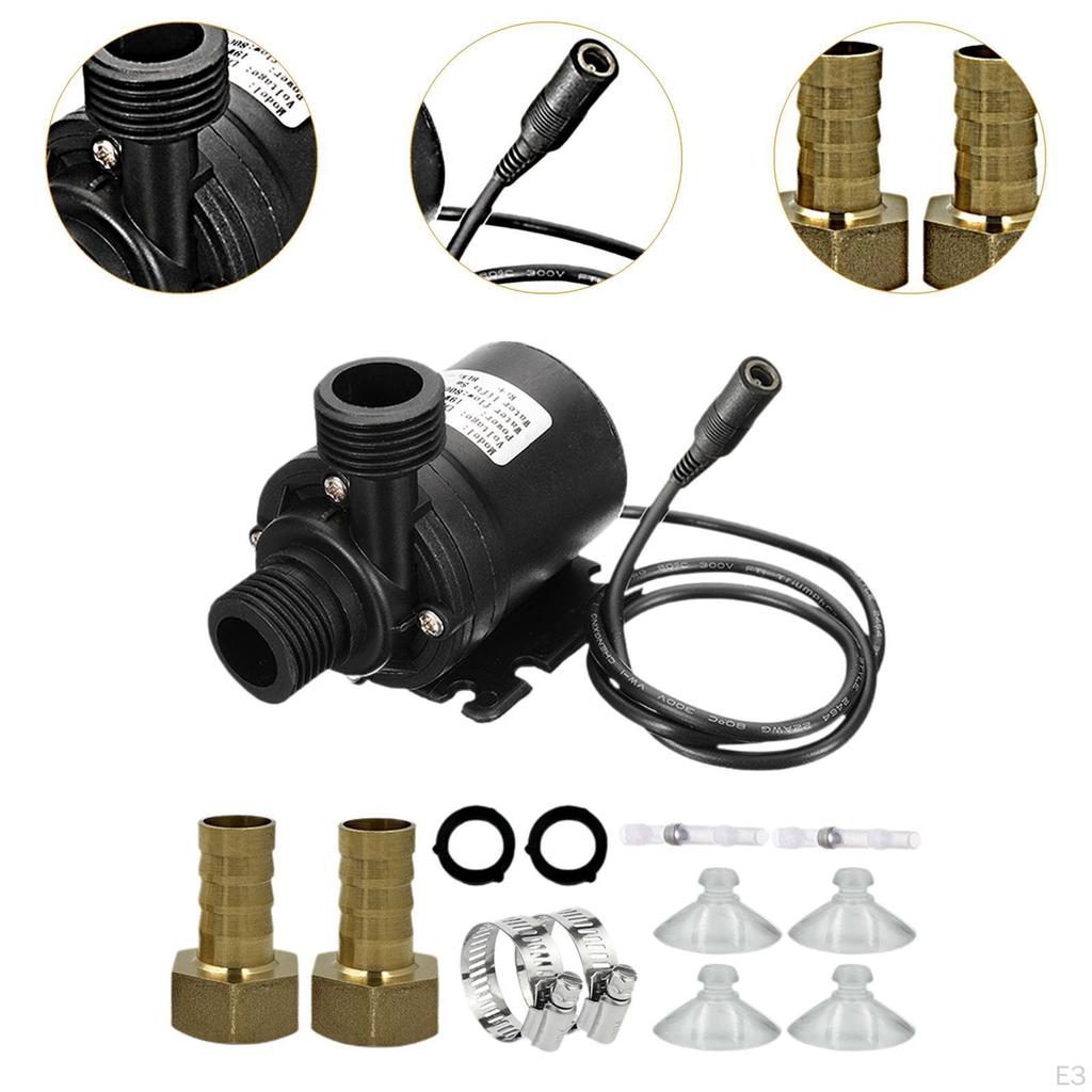 DC 12V Bürstenlose Wasserpumpe 800L/H Effiziente Leistung Schwerlast Tauchpumpe