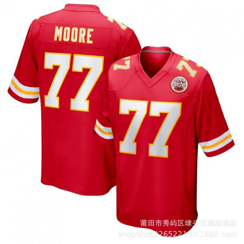 Kansas City Chiefs Football Jersey 15 Mahomes 87 Kelce Embroidered Sports Team Uniform