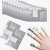 100/200/400Pcs Nail Polish Remover Foil Wrap Kit Soak Off Gel Remover with Cotton Pad Home Salon Nail Polish Removal Tools Kit