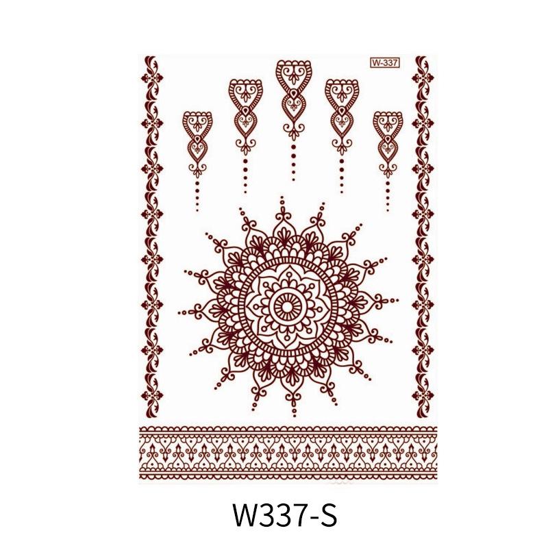 Beauty Sticker Vermilion Lace Tattoo Sticker Waterproof Tattoo Sticker