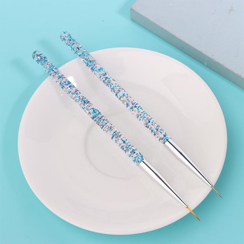 

5Pcs Nail Art Stripe Nail Art Liner Brush Set 3D Tips Line Stripes Diy Drawing Pen Uv Gel Brushes Painting Pen Manicure Tools