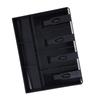 Cash Drawer Register Insert Tray Replacement 4 Bills 3 Coins Money Storage Box (Black)