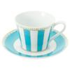 Noritake Cup Saucer Both Coffee and Carnival Light Fine & (for Tea), 250cc, Blue, Porcelain, T002B/M-253