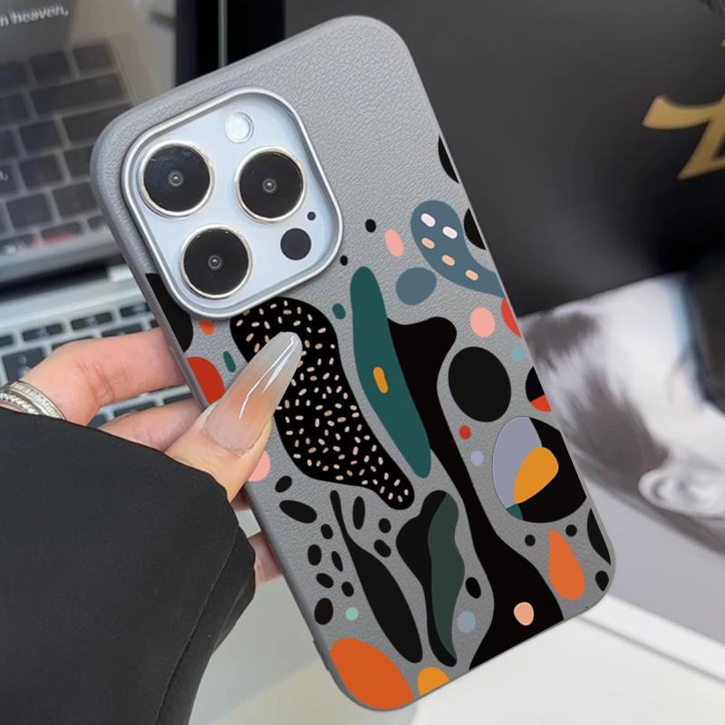

Phone Case For Samsung Galaxy A14 A15 A16 A36 A54 A55 A56 S21 FE S22 Plus S23 S24 S25 Ultra Abstract Color-Shaped Pattern Cover Galaxy A13 4G