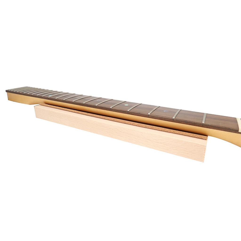Guitar Bass Neck Cradles Support Pillow Wood Long Guitar Neck Support Display Stand for Repair, Maintenance and Cleaning