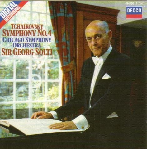 CD TCHAIKOVSKY, SOLTI; CSO - Symphony 4 4141922 London Records US Classical Used