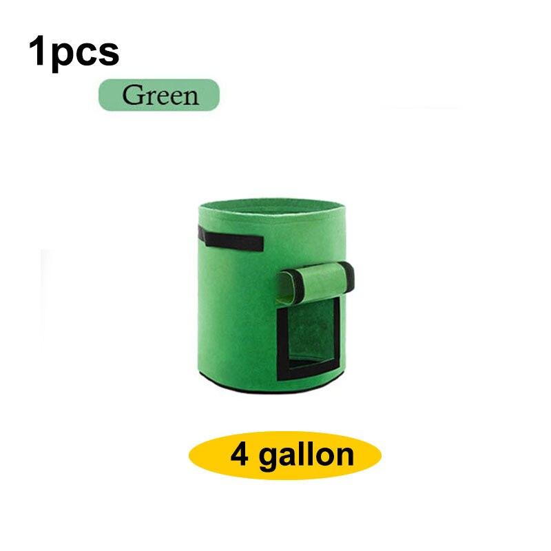 Fabric Potato Plant Flower Pots Grow Bags Flowr Flowerpot Fruit Plante Tools Garden Growing Vegetable Veg Planting