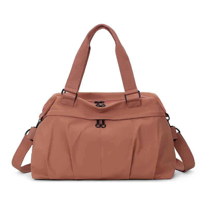 

Портативна дорожня сумка Унісекс Велика дорожня сумка для коротких подорожей Спортивна фітнес-сумка для зберігання помаранчевий