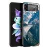Z Flip 4 Phone Case for Samsung Galaxy Z Flip 3 5G ZFlip3 Flip3 Zflip Flip4 Black Hard Cover Waterfall Nature Trees Ship Shell