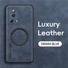 Magnetische Retro-Leder-Weichhülle für Xiaomi 13 Lite Xiaomi13 Lite Kabelloses Laden Handyhülle Abdeckung