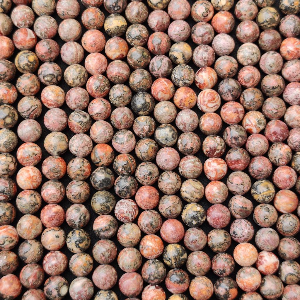Designer Leopard Skin Jasper Beads, Matt Genuine Natural Gemstone, Round Loose Beads, 6MM 8MM 10MM Size Available.