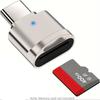 Type C OTG To TF Adapter Micro-SD Memory Card Reader Compatible with Laptops Tablets and Smartphones with Chain Port 3