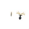 Mary Deer Head Sculpture Figurine Decorative Artwork Resin Collectible Blessed Lady Boho Wall Mount
